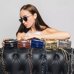 Black Mini Hemi Waist Bag