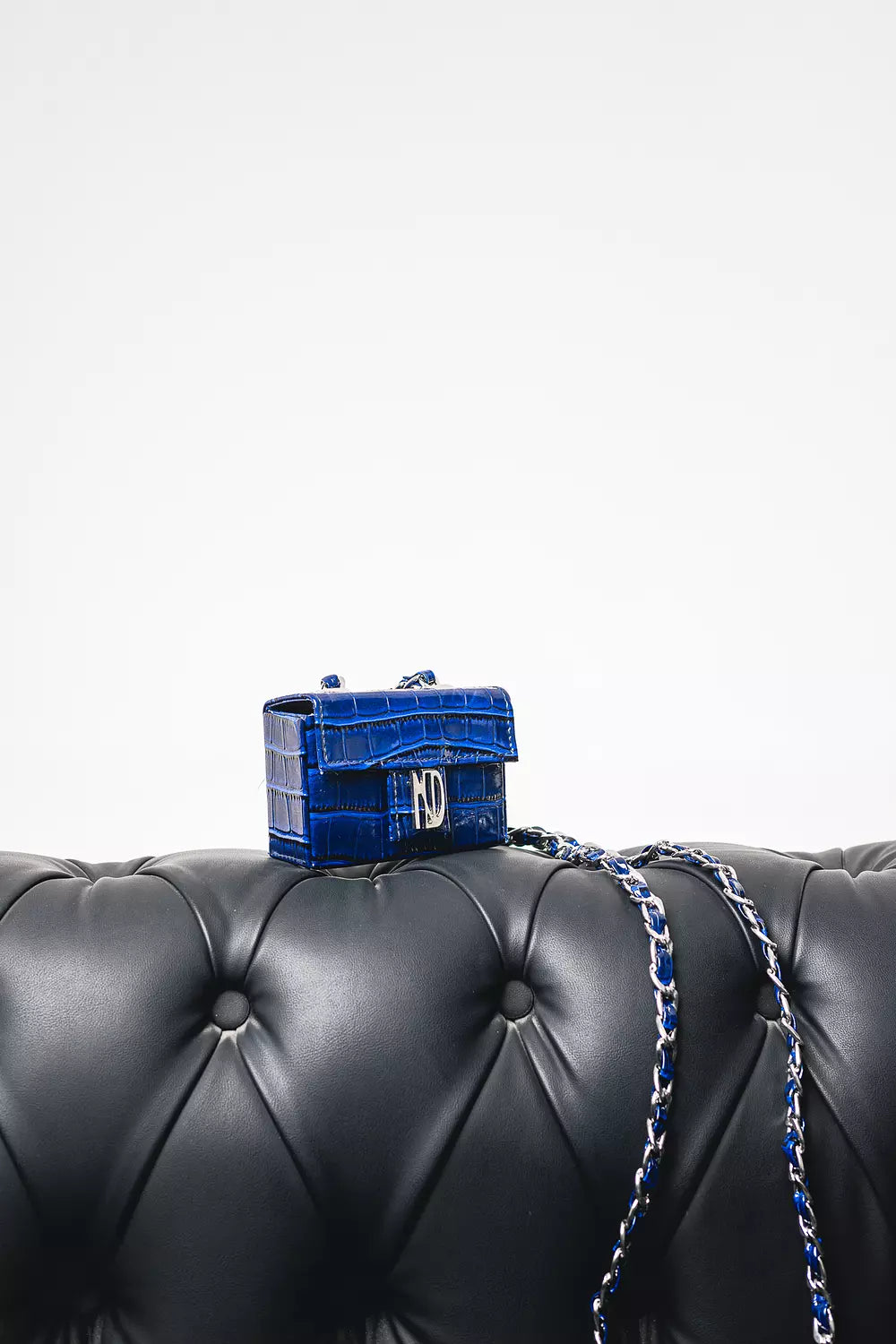 Blue Mini Hemi Waist Bag