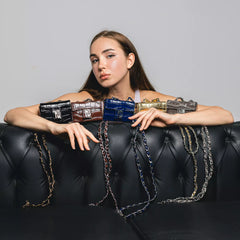 Blue Mini Hemi Waist Bag