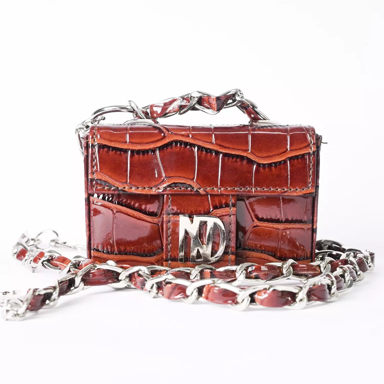 Burgundy Mini Hemi Waist Bag