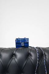 Blue Mini Hemi Waist Bag